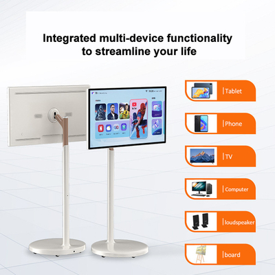 240v Free Standing Digital Screen With Built In Battery Moveable Stand By Me