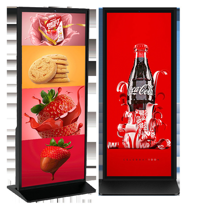 70 дюймовый полноэкранный 4k полный стоящий цифровой вывески TFT LCD сенсорный экран Киоск