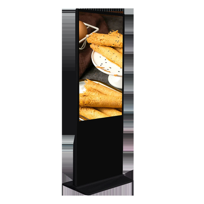 Внутри помещений FHD LCD умный рекламный дисплей на полу Digital Signage Touch Screen Kiosk