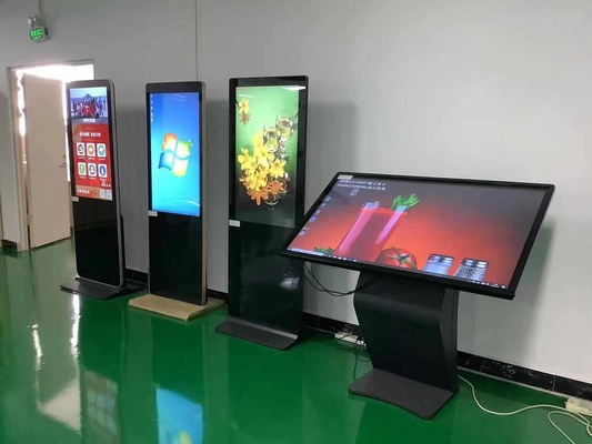 VETO 43 49 55 дюймовый внутренний торговый центр LCD дисплей пол стоящий цифровой вывески тотем рекламный проигрыватель