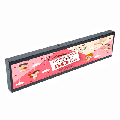VETO Customisizd Size Bar LCD Display Ultra Wide Shelf Edge Strip Screen HD Digital Signage Растянутая ЖК-панель