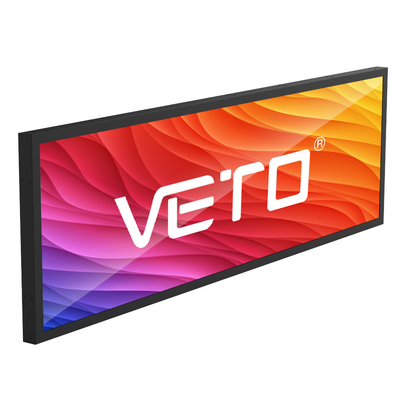 VETO 24 29 35 дюймовый настенный висячий Android WIFI растянутый бар LCD широкий ультра-поставки краевой дисплей для розничного магазина