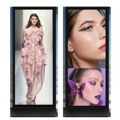 Качество VETO 64-98 дюймов полноэкранный 4K UHD инфракрасный сенсорный экран напольный цифровой вывесок со сроком службы 60000H завод