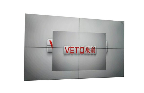 55 Inch Indoor Thin Bezel Video Wall , Narrow Bezel Display Floor Standing